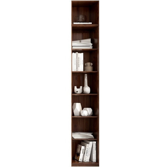 Oak Solid Wood Dust-Proof Glass Door Wall Floor-to-ceiling Bookshelf