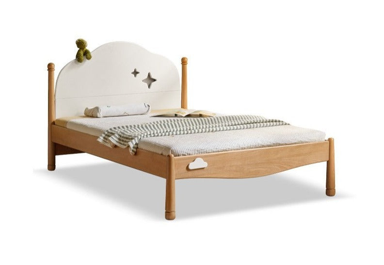 Kids bed multi-functional bunk bed Oak solid wood"