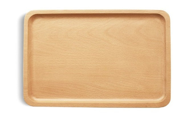 Black walnut solid wood , Beech solid wood wax oil fruit plate tray"