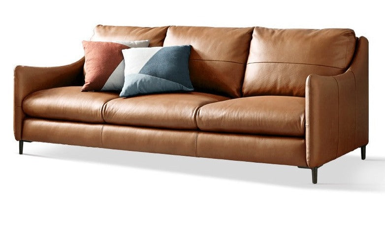 Full genuine leather sofa"