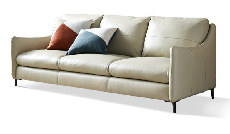 Full genuine leather sofa)