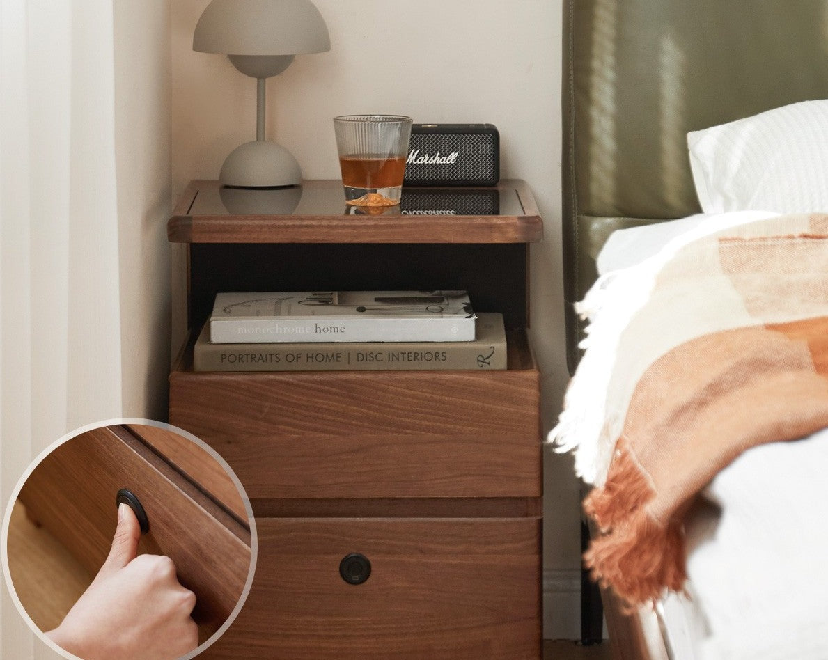 Bedside cabinet deals with lock