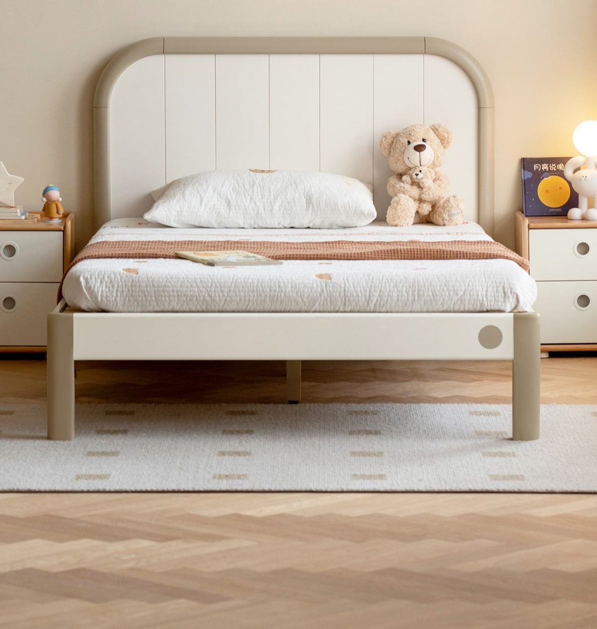 Solid wood hot sale kids bed