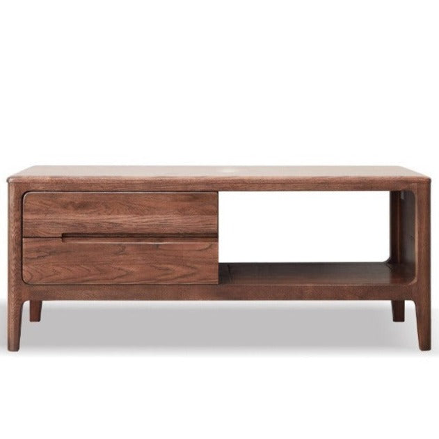 Oak solid wood Coffee table three drawers-