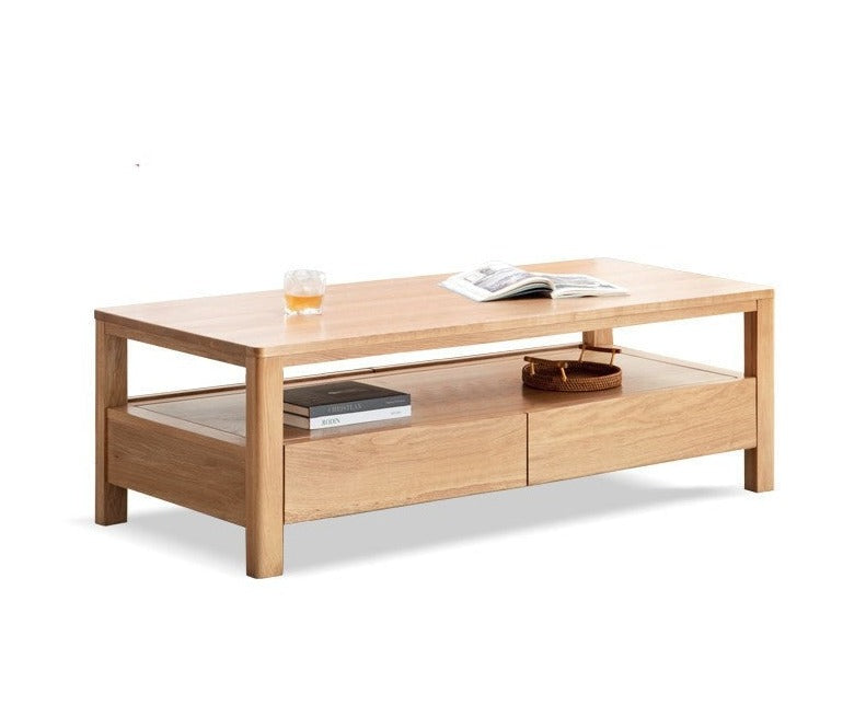 Luxury Coffee table oak solid wood"