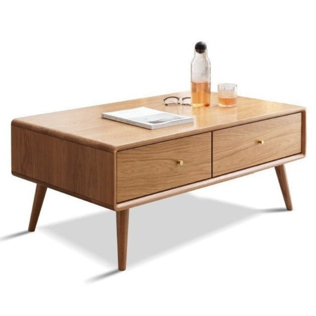 Oak Solid Wood Nordic Modern Coffee Table