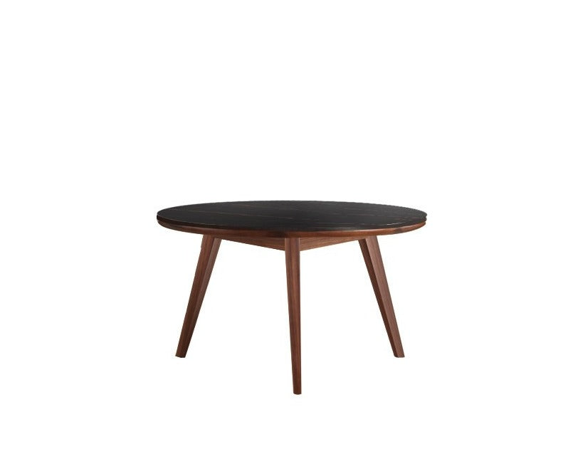 Coffee table slate top Oak, Black Walnut solid wood"