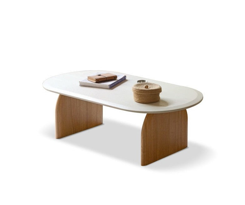 French wind side сoffee table Ash solid wood