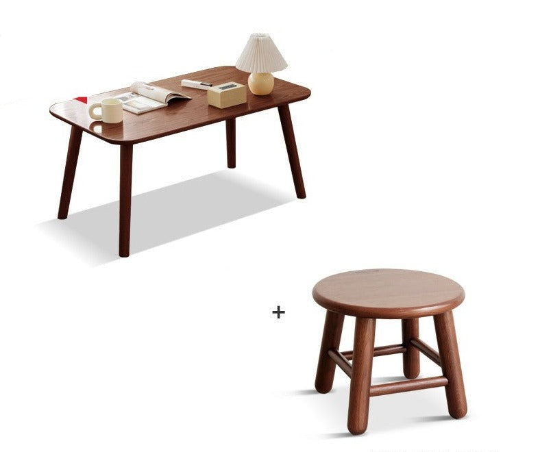 Coffee table modern minimalist Oak solid wood"