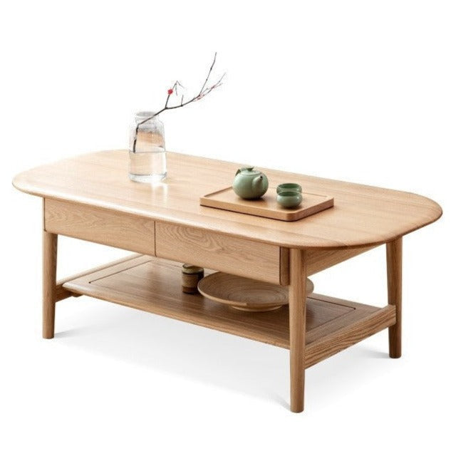 Ash, Oak solid wood Coffee table: