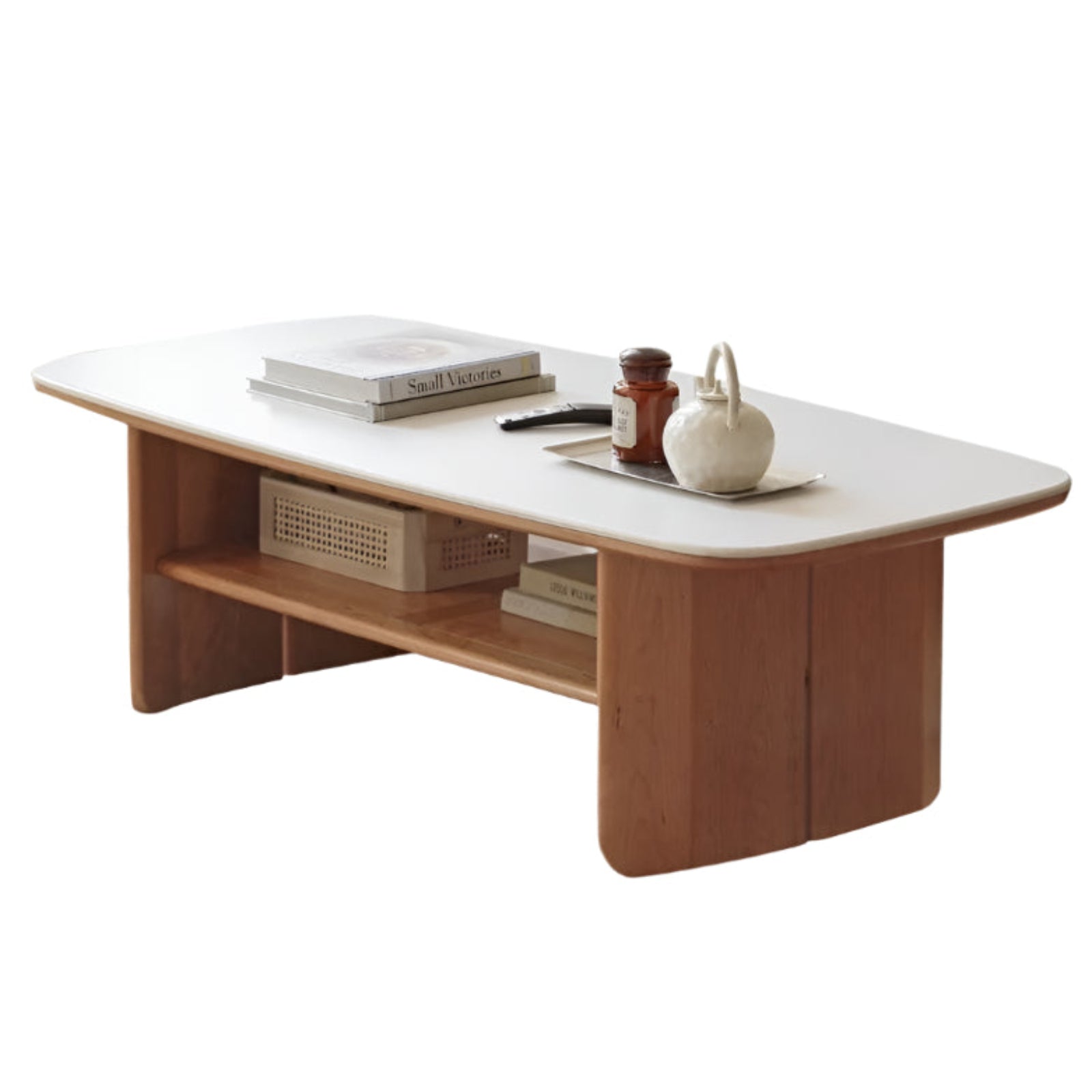 Black Walnut, Cherry Solid Wood Coffee Table