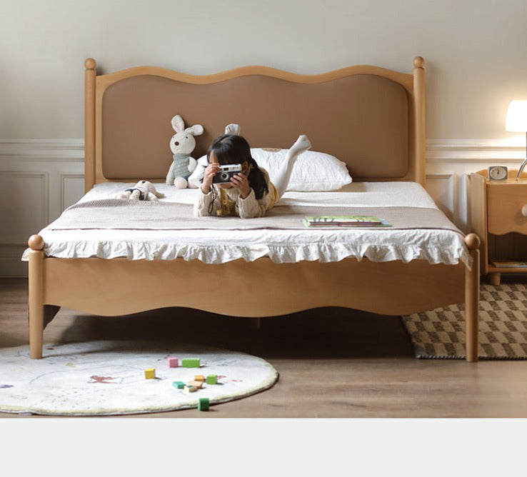 Beech solid wood children's bed girl princess bed ,boy bed"