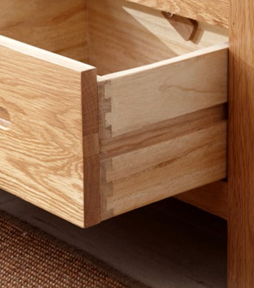 Oak solid wood Bookcase Pure -