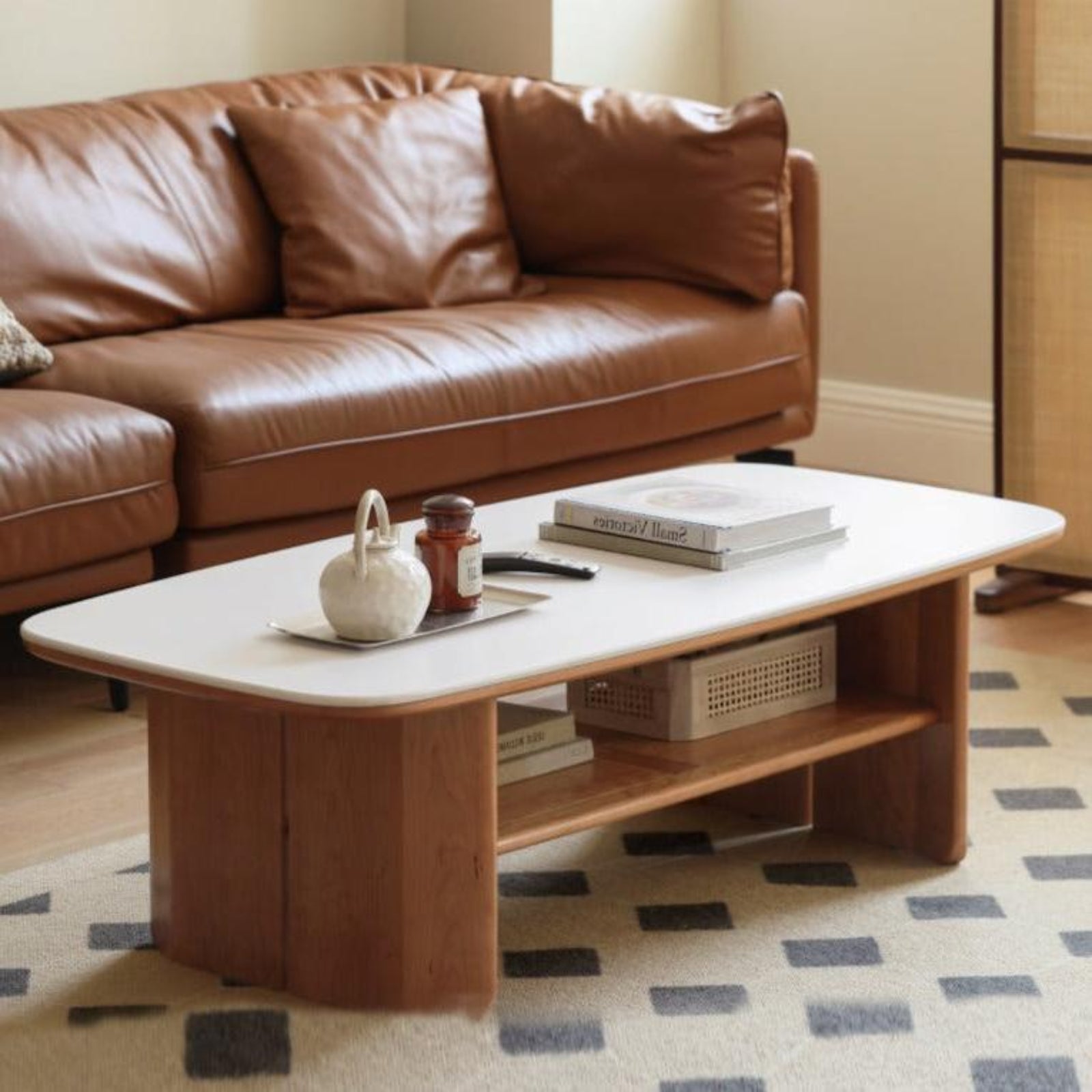 Black Walnut, Cherry Solid Wood Coffee Table