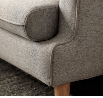 Simple modern fabric sofa)