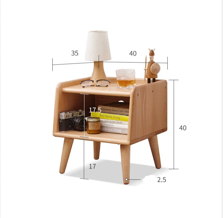 Nightstand beech solid wood