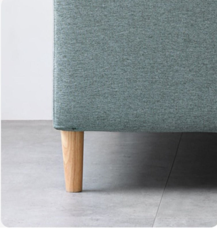 Double fabric sofa, scandinavian-