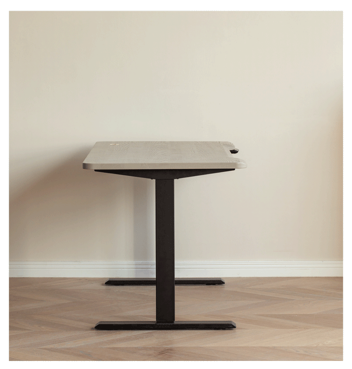 solid wood desk electric lift table light luxury style study home study