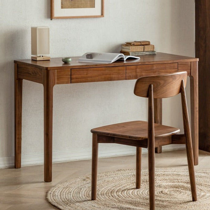 Office desk Black Walnut solid wood-