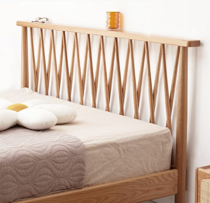 Windsor bed oak solid wood