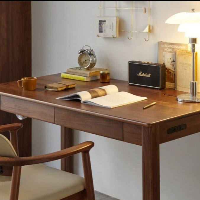 Office desk Black walnut ,Oak, Ash solid wood-