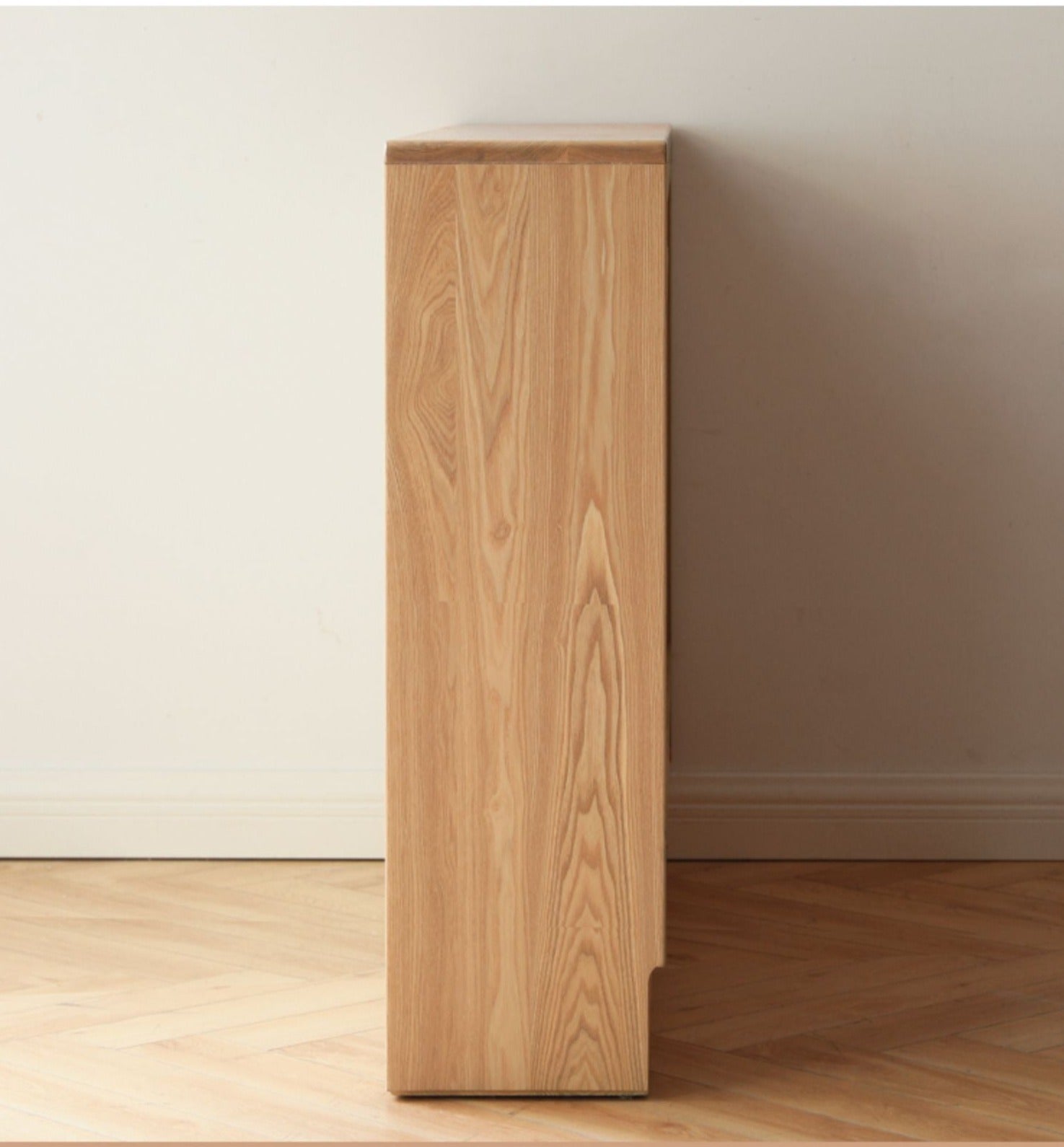 Ultra-thin sideboard Ash solid wood"