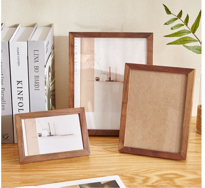 Photo frame solid wood"