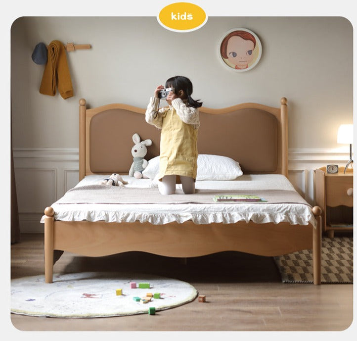Beech solid wood children's bed girl princess bed ,boy bed"