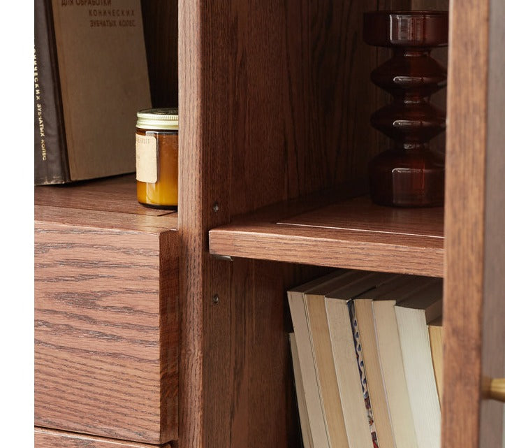 Side cabinet Oak solid wood"