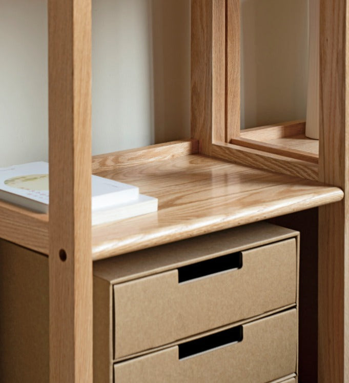 Multi-layer Bookshelves wood"