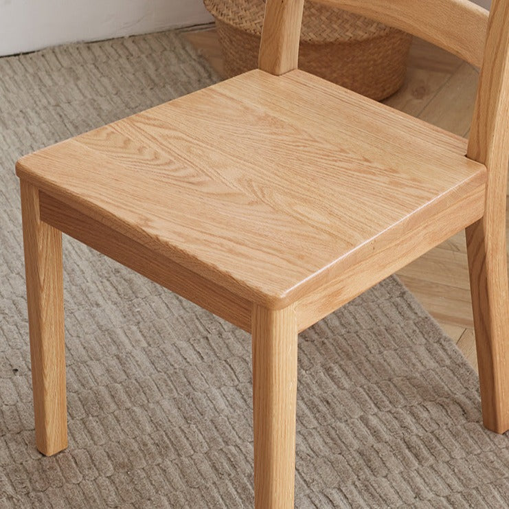 2 pcs set-Dining Chair Oak solid wood-