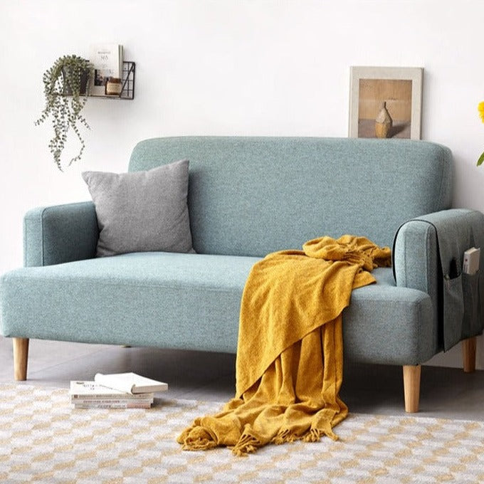 Double fabric sofa, scandinavian"