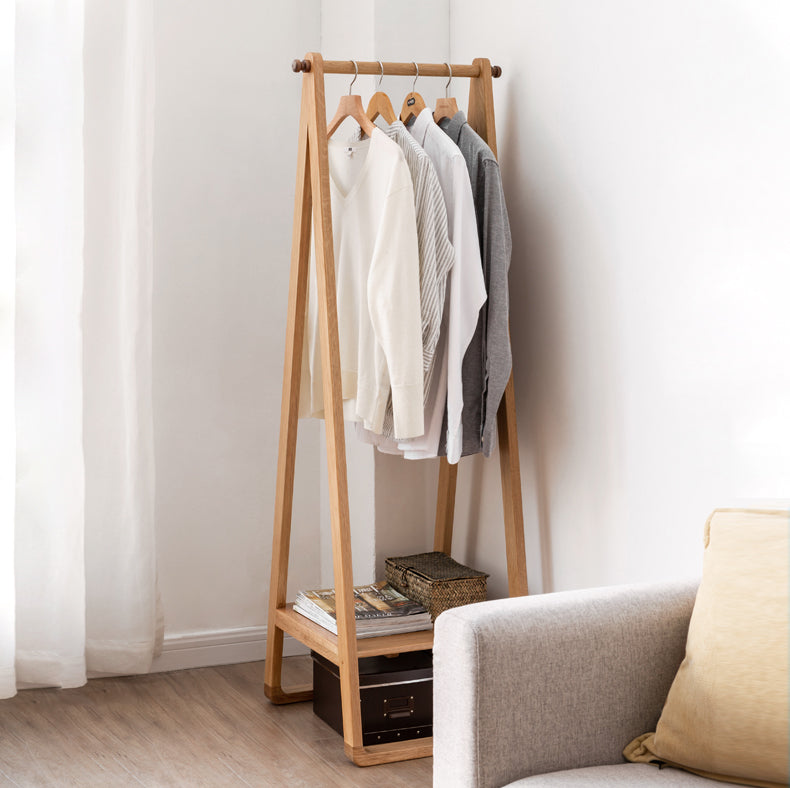 Сlothes hangers rack +Woven basket