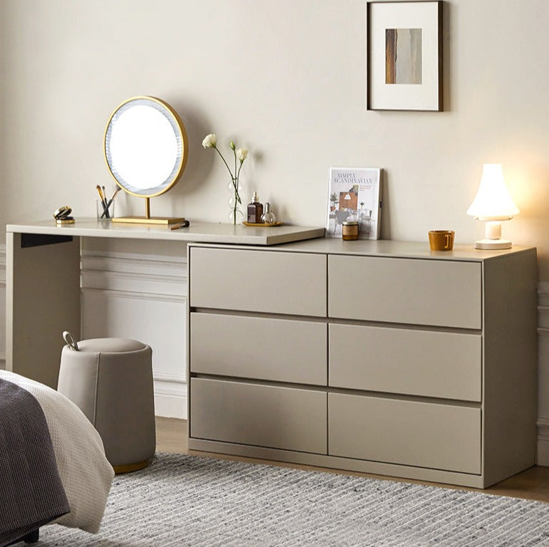 Poplar solid wood Dressing table chest of drawers