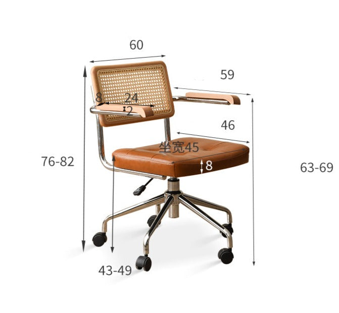 Lift office Chair rattan leisure-