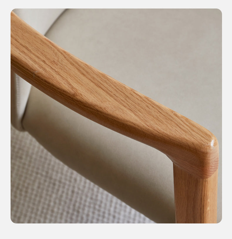 Technology cloth Chair Oak solid wood*