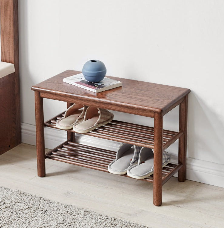 Shoe storage on sale side table