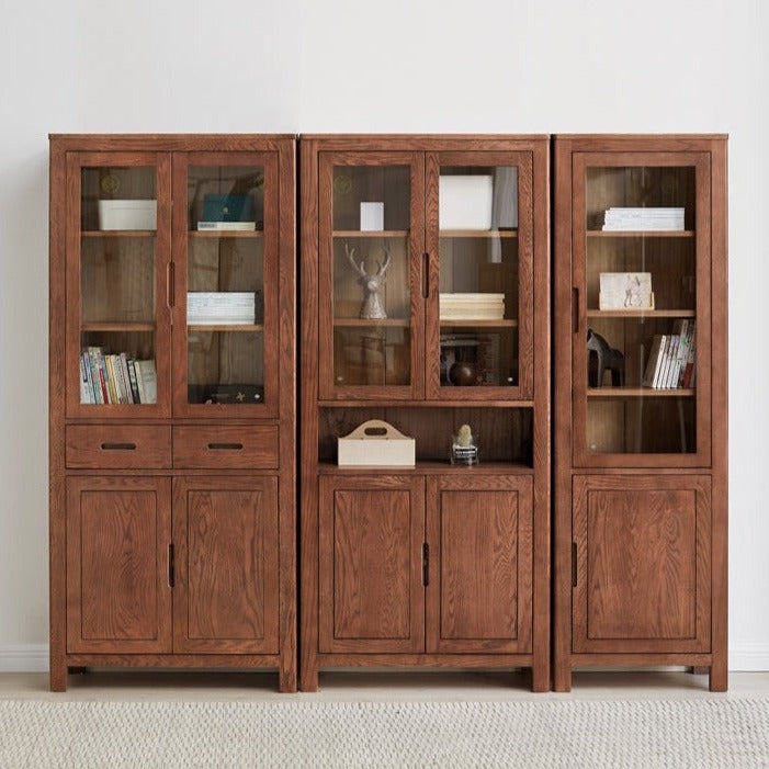 Bookcase combination Oak solid wood"-
