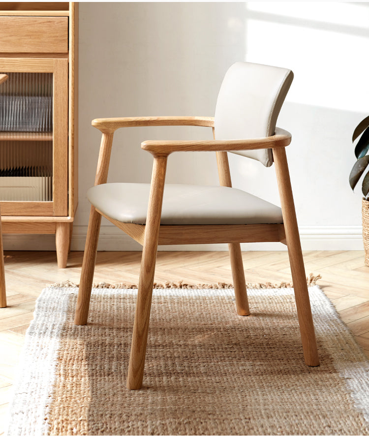 Oak solid wood leisure armchair*