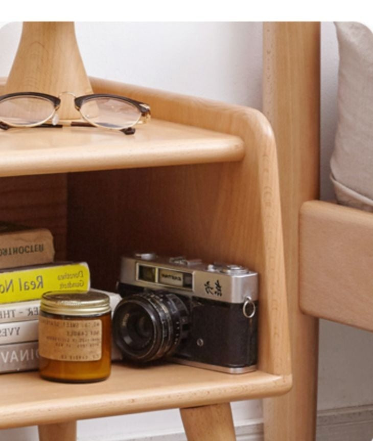 Nightstand beech solid wood