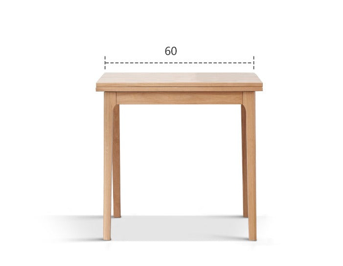 Folding  small dining table Oal solid wood"