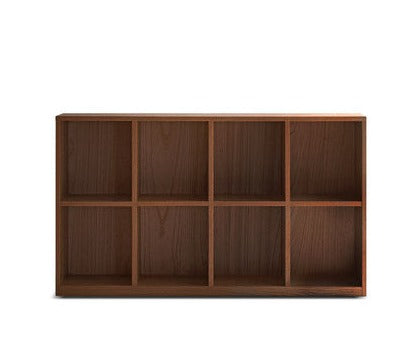 Oak solid wood Combination bookshelf, floor shelf -