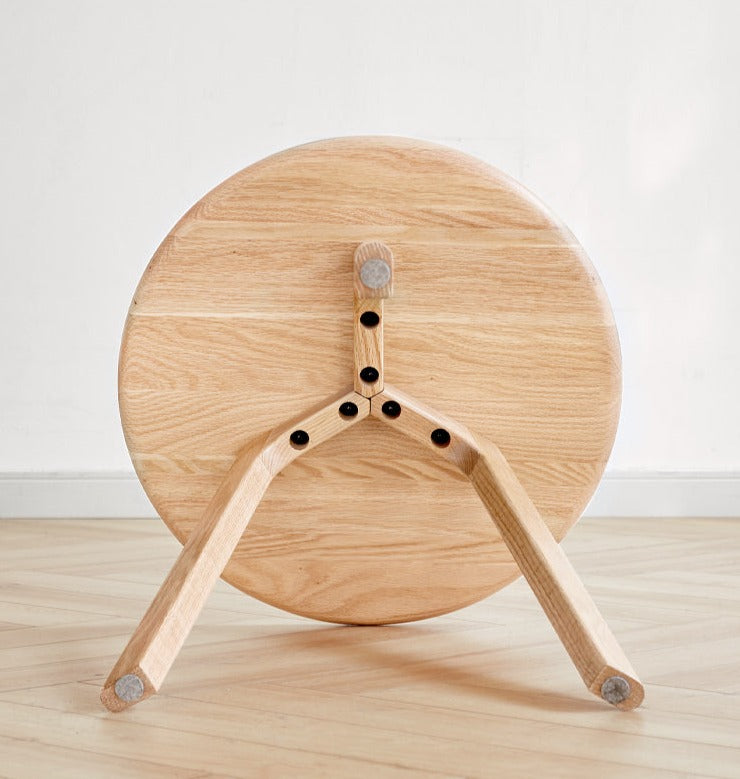 Side table Oak solid wood_