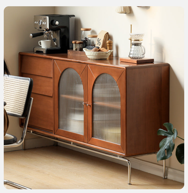 Sideboard French retro Cherry solid wood"