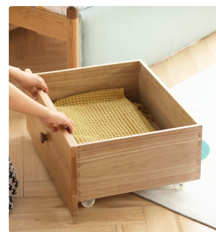 есть карточка Multi-functional storage bed oak solid wood-