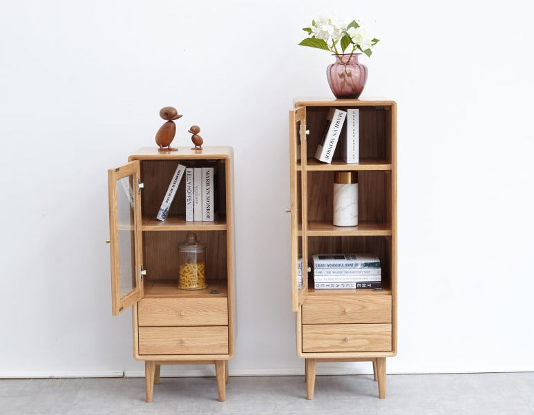 Side cabinet Oak solid wood"