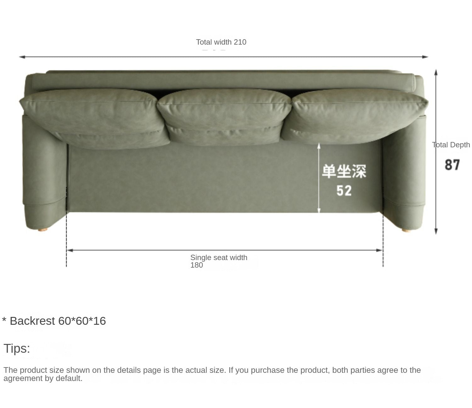 Fabric Sleeper sofa Ash solid wood