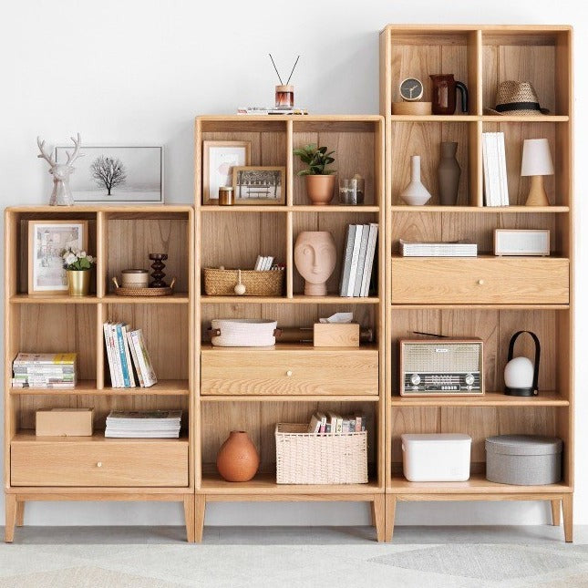 Oak solid wood Bookcase bookshelf -