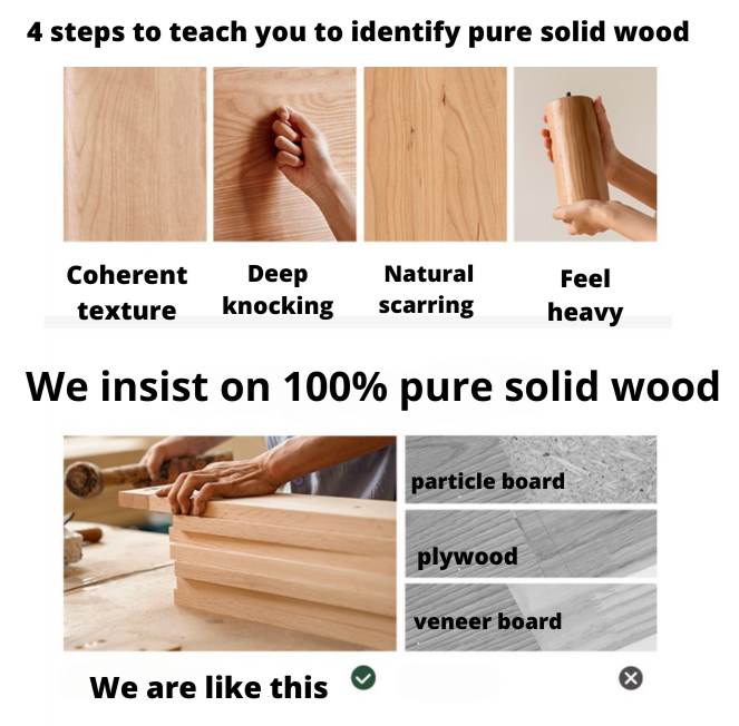 Sideboard Ash solid wood slate top"